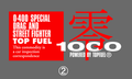 ZERO-1000 Sticker Red/White - L #530191004